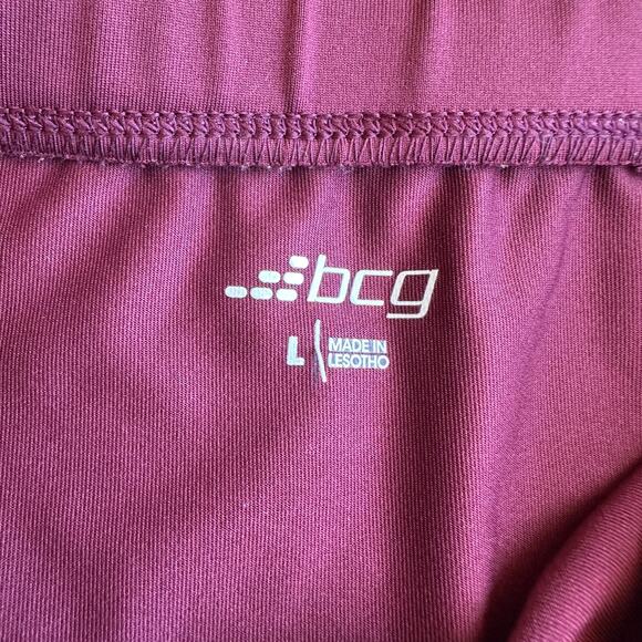 BCG Women's Gray Solid Elastic Waist Stretch Running Athletic Shorts Size Large - Picture 6 of 6